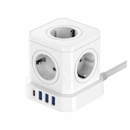 Newell NL4385 GaN Power Cube - kostka zasilająca 9w1, biała_1